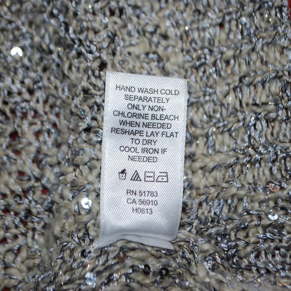 Studio Y Sparkly Open Front Sweater - XL - Picture 8 of 8